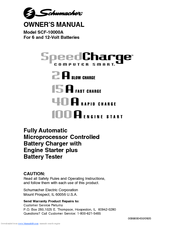 Schumacher SCF-10000A SpeedCharge Owner's Manual