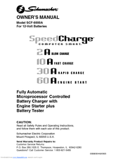 Schumacher SCF-6000A SpeedCharge Owner's Manual