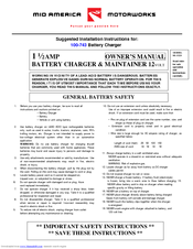 Mid America Motorworks SE-1-12S Owner's Manual