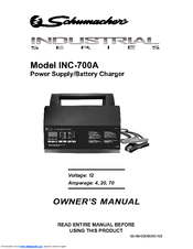 Schumacher Electric 00-99-000906/0109 Owner's Manual