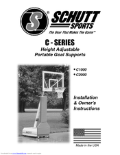 Schutt Sports C1000 Installation & Owner's Instructions
