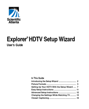 Scientific Atlanta Explorer HDTV Setup Wizard User Manual