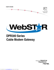 Scientific Atlanta WebSTAR DPR300 Series User Manual