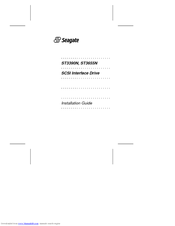 Seagate ST3655N Installation Manual
