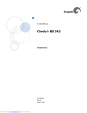 Seagate Cheetah NS SAS ST3400755SS Product Manual