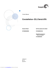 Seagate CONSTELLATION ES.2 SERIAL ATA Product Manual
