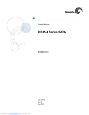 Seagate DB35.4 - Series 250 GB Hard Drive Product Manual