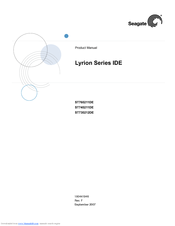 Seagate Lyrion Series IDE Drive ST740211DE-40GB Product Manual