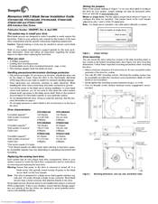 Seagate Momentus 5400.3 ST9120822AB Installation Manual