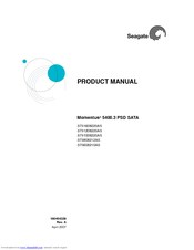Seagate Momentus 5400.3 PSD SATA Product Manual