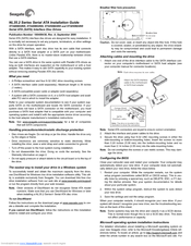 Seagate NL35.2 ST3400633NS Installation Manual
