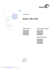 Seagate SAVVIO ST9600005SS Product Manual
