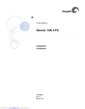 Seagate SAVVIO ST9600204FC Product Manual