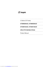 Seagate ST380020ACE Product Manual