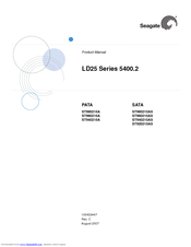 Seagate Low-profile Disc Drives LD25 Series Product Manual