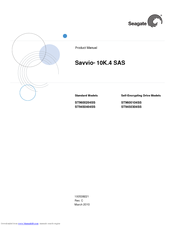 Seagate Savvio 10K.4 SAS Product Manual