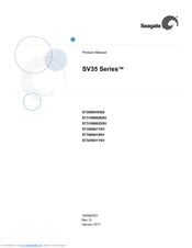 Seagate SV35.5 SERIES SATA ST3500410SV Product Manual