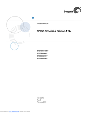 Seagate SV35.3 Series Serial ATA ST3750330SV Product Manual
