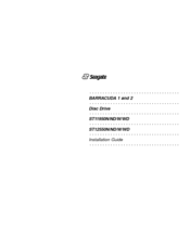 Seagate BARRACUDA 2 Installation Manual