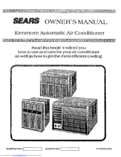 Sears Kenmore P/N93SR-D02 Owner's Manual