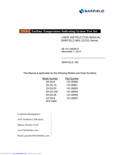 barfield 2312G-25 User Instruction Manual