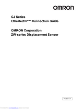 Omron ZW-CE1 Series Connection Manual