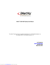 C-Com iNetVu 1200 Flyaway User Manual