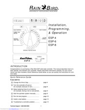 Rain bird ESP-6 Manuals | ManualsLib