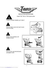 Rain Bird T-Bird T-22 Installation Instructions Manual