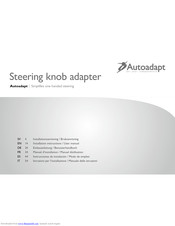 Autoadapt Steering knob adapter User Manual