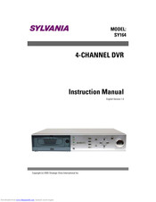 Sylvania SY164 Instruction Manual