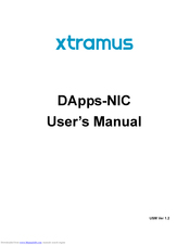 Xtramus NuDOG-101T User Manual