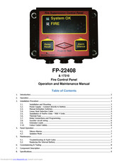 FirePro FP-22408 Operation And Maintenance Manual