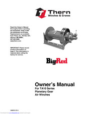 Thern TA10 Series Owner's Manual