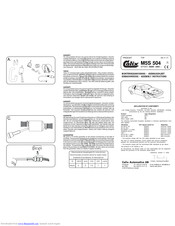 Calix M5S 504 Assembly Instructions