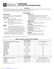 Altronix PDS8CB User Manual