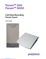 Proximus Forum 560 User Manual