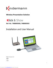 Kindermann Klick & Show Installation And User Manual