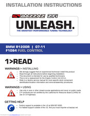 bazzaz F1084 Pre-Installation Instructions