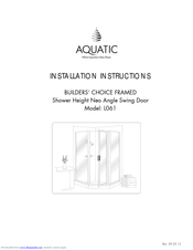 aquatic L061 Installation Instructions Manual