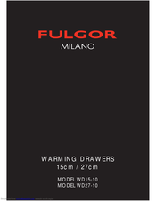 Fulgor Milano WD15-10 User Manual