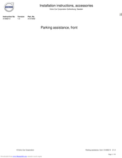 Volvo 31373092 Installation Instructions Manual