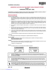 Akrapovic Slip-on Installation Instructions Manual