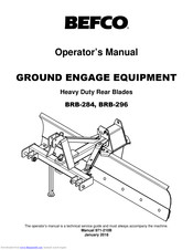 BEFCO BRB-284 Operating Manual