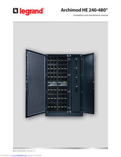 LEGRAND Archimod HE 240 Installation And Maintenance Manual