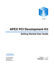 Altera APEX Getting Started Manual