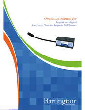 Bartington Mag649 Operation Manual
