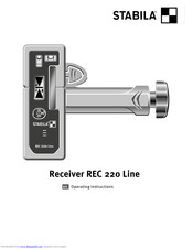 Stabila REC 220 Line Operating Instructions Manual