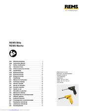 REMS Blitz Instruction Manual