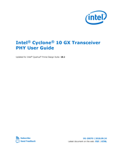 Intel Cyclone 10 GX User Manual